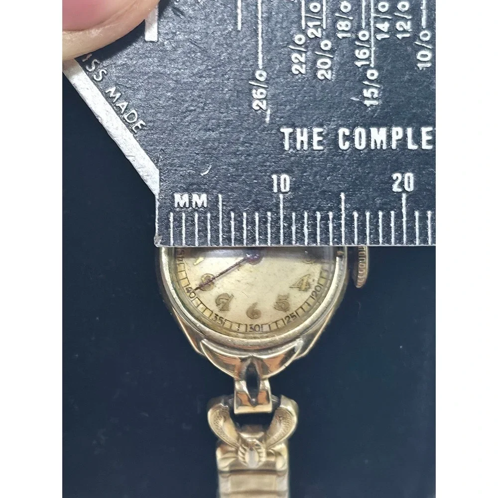 Vintage Gruen Veri-Thin 10K Gold Filled 17 Jewel Manual‎ Wind Watch Working